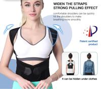 Posture Corrector | Adjustable Back Support Brace with Enhanced Comfort | Pain Relief for Better Posture