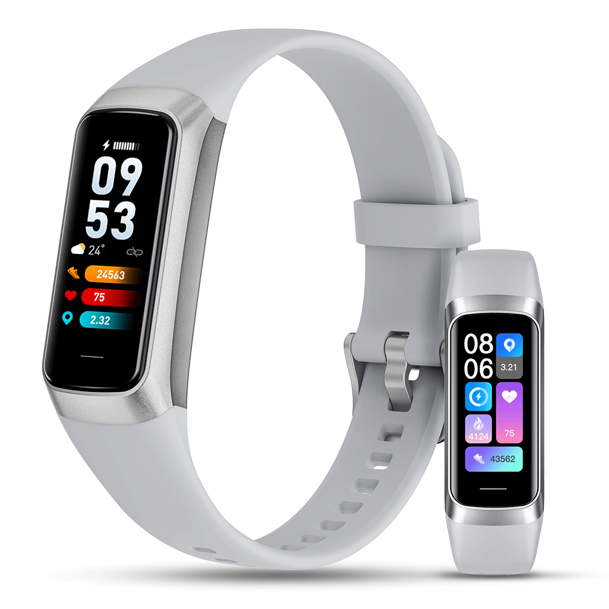 PulseFit | AMOLED Fitness Tracker with Real-Time Health Monitoring | Lightweight Design for Active Lifestyle