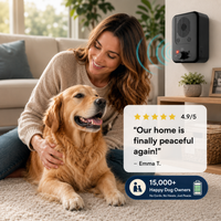 QuietGuard | Anti Barking Device with Ultrasonic Sound Technology | Effective Dog Bark Stopper for Peaceful Homes