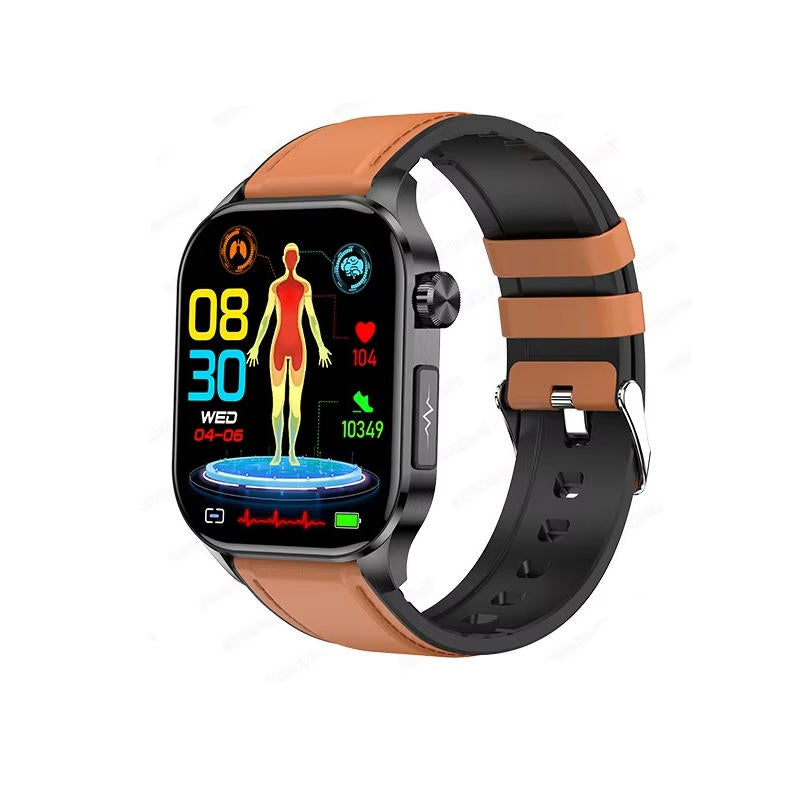 Senior Health Smartwatch with Large AMOLED Display & SOS Function | Easy-to-Use Tracker for Peace of Mind