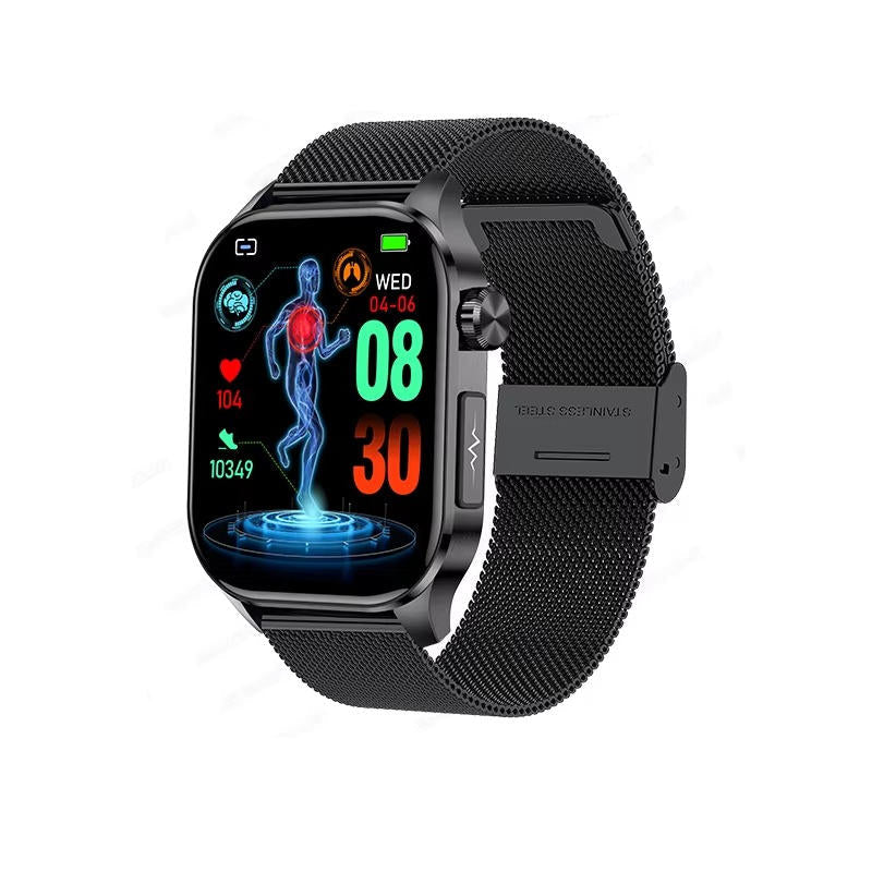 Senior Health Smartwatch with Large AMOLED Display & SOS Function | Easy-to-Use Tracker for Peace of Mind