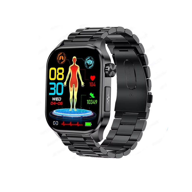 Senior Health Smartwatch with Large AMOLED Display & SOS Function | Easy-to-Use Tracker for Peace of Mind