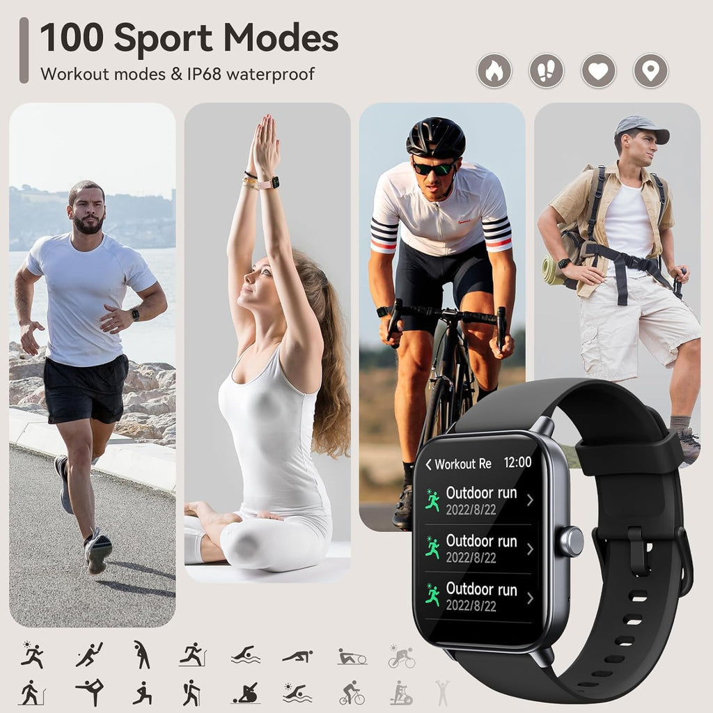 Smartwatch Pro | HD Smart Watch with Built-In GPS & Health Monitoring | Waterproof Design for Active Lifestyles