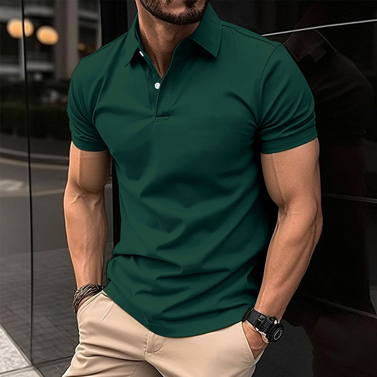 Stylish Men's Polo Shirts with Comfortable Fit | Versatile Summer Attire for Effortless Style