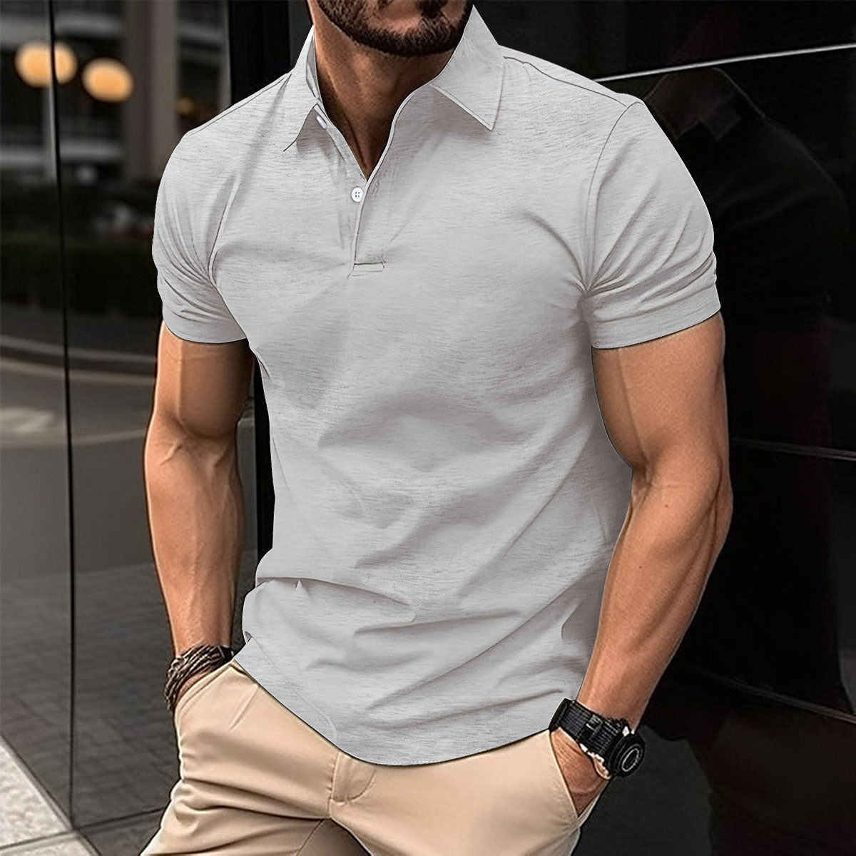 Stylish Men's Polo Shirts with Comfortable Fit | Versatile Summer Attire for Effortless Style