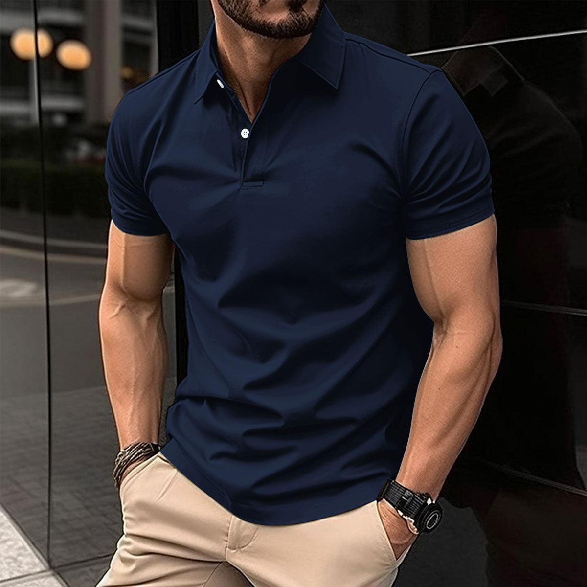 Stylish Men's Polo Shirts with Comfortable Fit | Versatile Summer Attire for Effortless Style