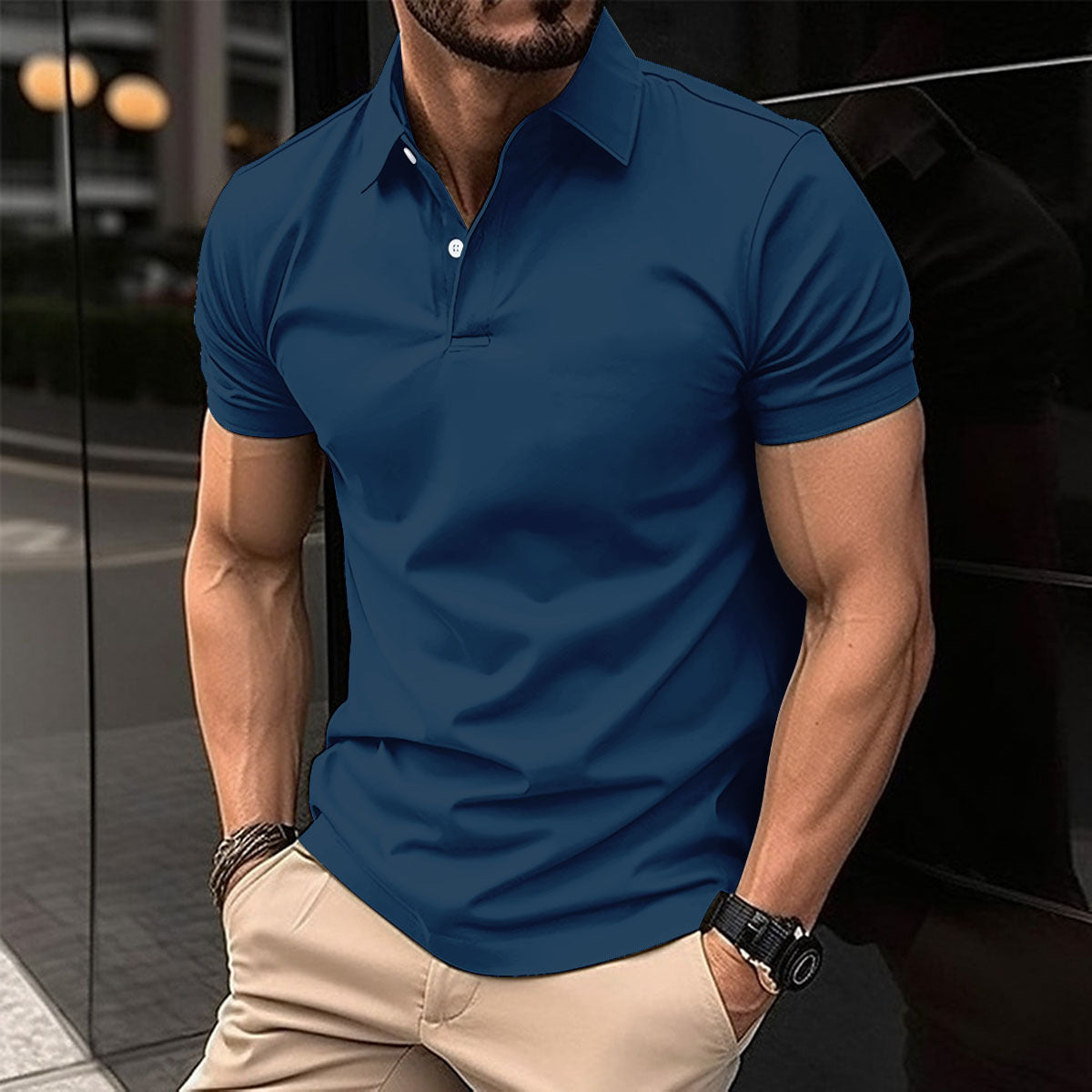 Stylish Men's Polo Shirts with Comfortable Fit | Versatile Summer Attire for Effortless Style