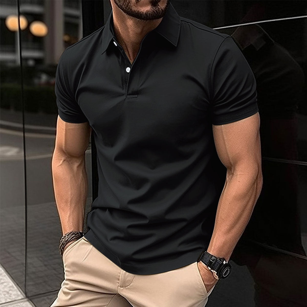 Stylish Men's Polo Shirts with Comfortable Fit | Versatile Summer Attire for Effortless Style