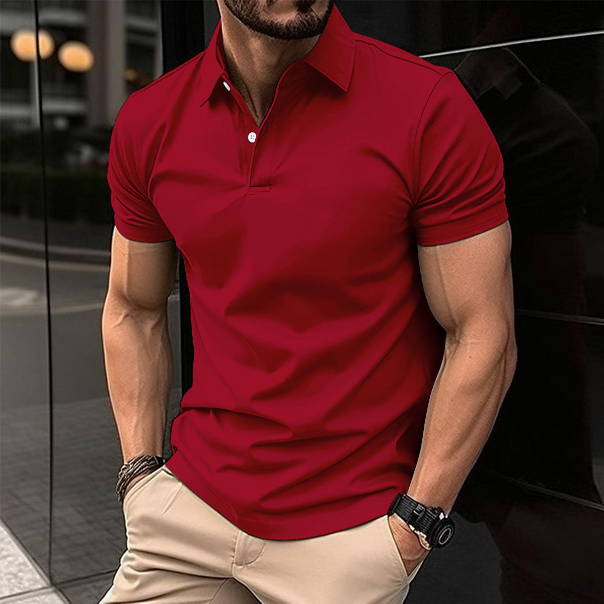 Stylish Men's Polo Shirts with Comfortable Fit | Versatile Summer Attire for Effortless Style