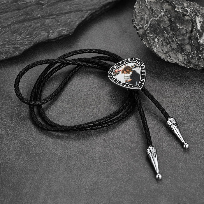 Customized Viking Heart Picture Bolo Ties for Men
