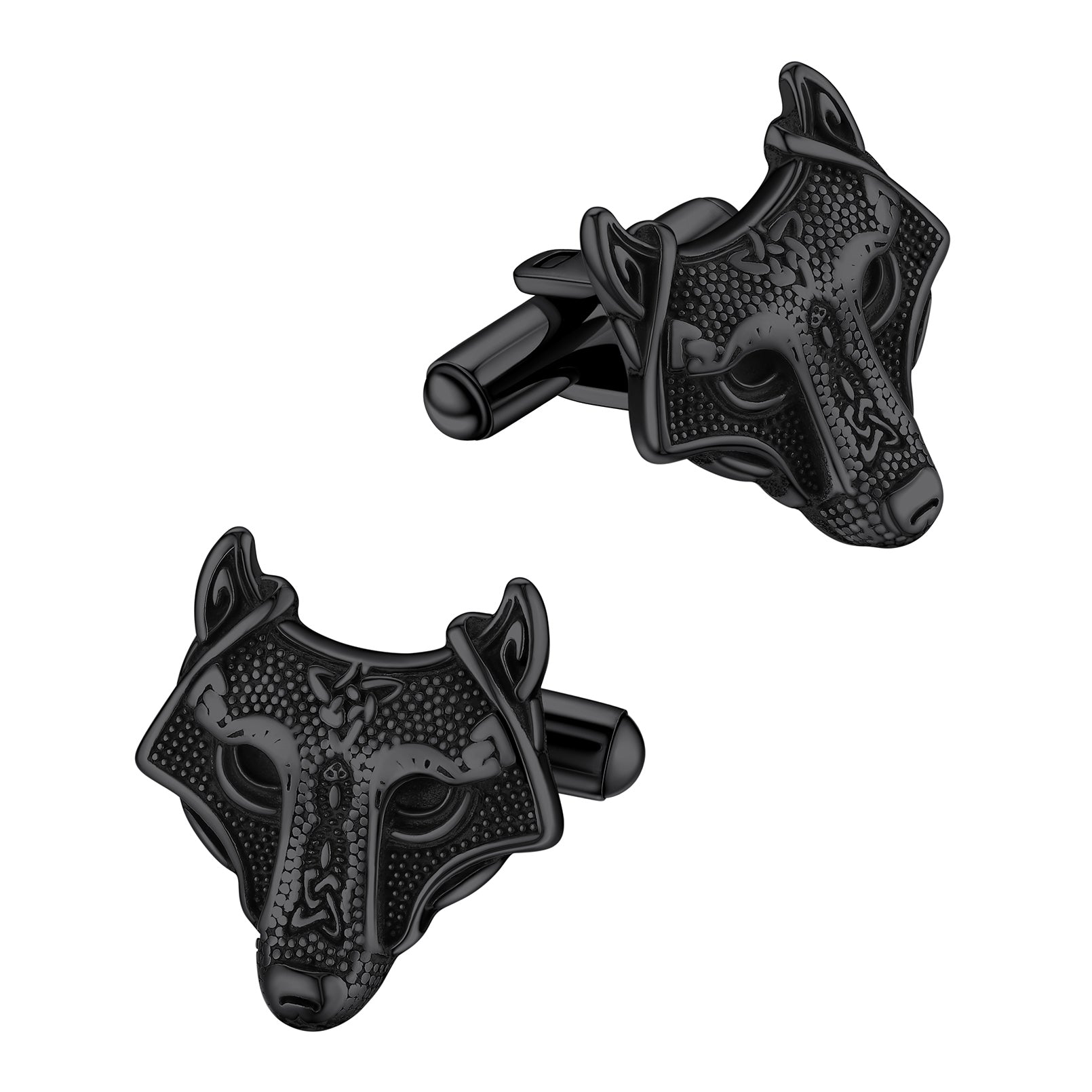 Norse Viking Celtic Wolf Cufflinks For Men