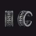 Viking Runes Ear Cuff Clip-On Earrings for Men Women