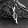 Viking Odin Gungnir Sword Necklace with Runes For Men