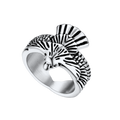 Vintage Hawk Open Adjustable Ring for Men