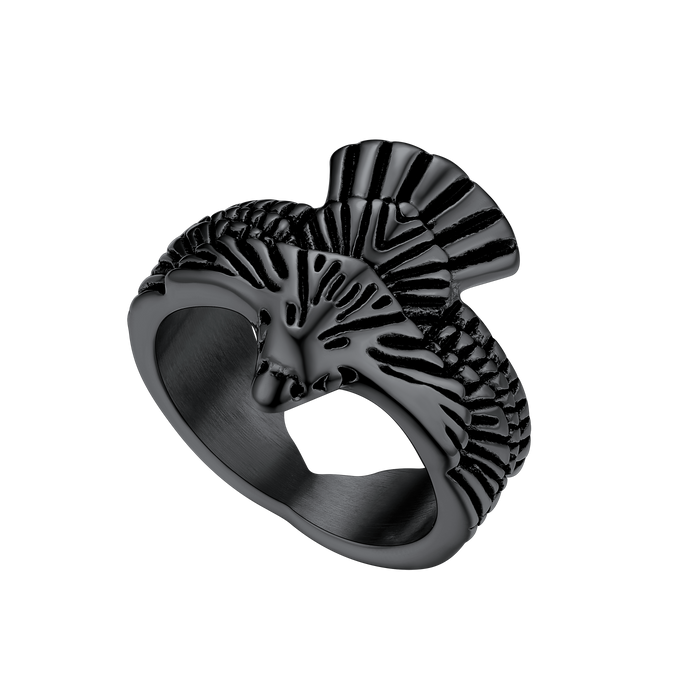 Vintage Hawk Open Adjustable Ring for Men