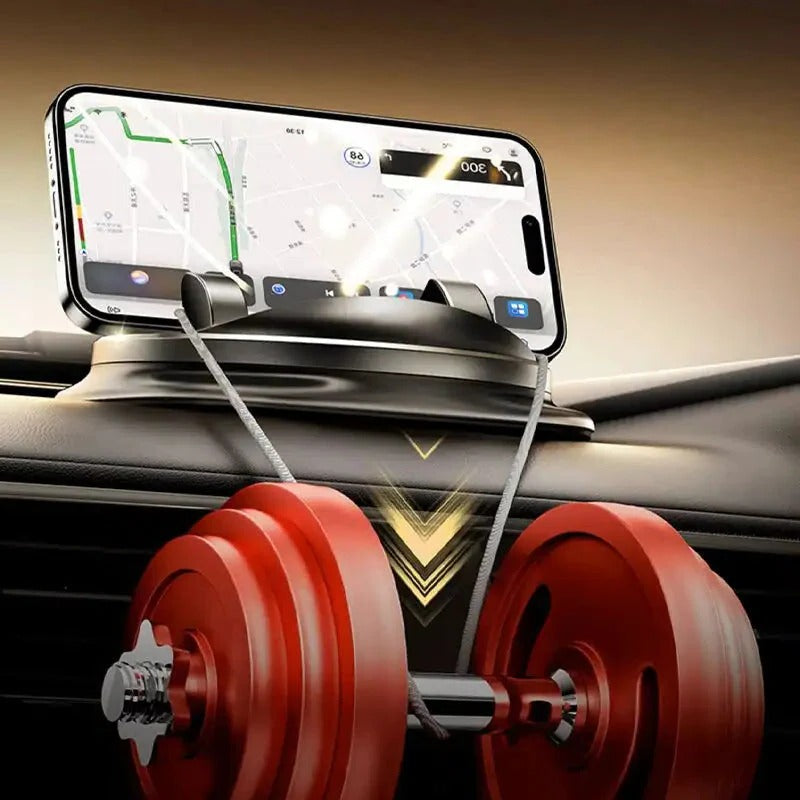 Versatile Car Phone Holder | 360° Rotating Phone Mount with Universal Fit | Secure Cell Phone Holder for Safe Driving