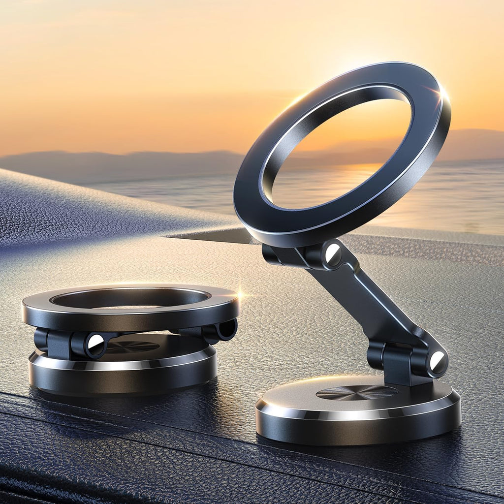 Versatile Car Phone Holder | Magnetic Car Phone Mount with 360° Adjustment | Secure Stability for Safe Driving