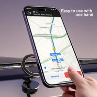 Versatile Car Phone Holder | Magnetic Car Phone Mount with 360° Adjustment | Secure Stability for Safe Driving