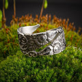 Vintage Nordic Raven Adjustable Ring