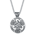 Vintage Celtic  Knot Necklace Amulet Pendant for Men