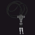 Viking Thor's Hammer Bolo Ties for Men Women